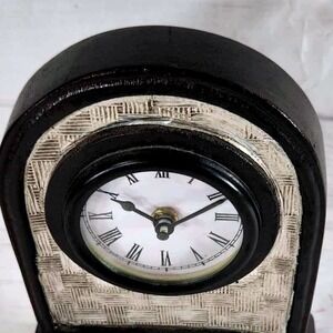 Tabletop Clock Desk Shelf Decor Analog Time Roman Numerals -Home Classics‎